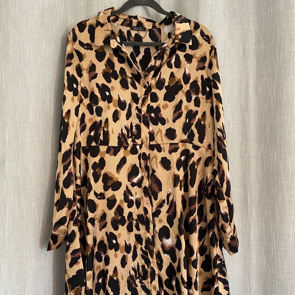 Animal print dress